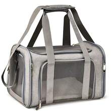 Soft Foldable Cat/Dog Pet Carrier Bag, Portable Car Multi-Function Pet Travel Bag, Suitable For Small Dogs - Multicolor - View 9