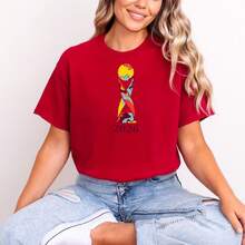 CAMISETA UNISEX DE MANGA CORTA CON TEMÁTICA DE LA COPA MUNDIAL 2026, NUEVA, DE ALGODÓN PURO, CASUAL, DE TALLA GRANDE, DE CUELLO REDONDO Y CORTA. - Negro - Ver 9