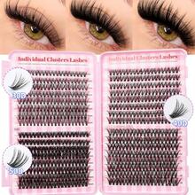 1 Box 640 Clusters 30D 40D 50D High Capacity Cluster False Eyelashes 9-16mm Mixed D Curl Effect, Natural Style, Soft & Comfortable False Eyelashes Suitable For Natural, Dramatic, Daily Makeup, And Cosplay - D - View 10