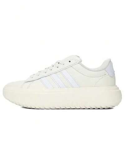  adidas Grand Court Platform丨輕量緩震女子低筒厚底休閒板鞋