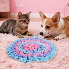 Multi-Layer Sniffing Mat For Pets, Bite-Resistant Anti-Slip Slow Feeder Mat, Suitable For Cats And Dogs, Interactive Training Mat, Pet Supplies - Multicolor - View 9