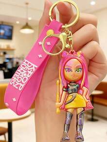 MASSDI Cute Witch Hunter Mira, Zoe, Rumi Metal Keychain Pendants, Accessories For Bags, Car Parts, Couple Pendants, Acrylic Keychains, Decorative Bags, Backpack Pendants, Gifts For Parties And Gatherings For Friends And Family. - Multiple Styles - View 13