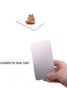 1 tấm đệm nhôm làm mát mùa hè cho chuột hamster, thảm làm mát cho chuột hamster nhỏ, thỏ, mèo con, làm mát hiệu quả, thảm nằm mùa hè cho thỏ, đệm ngủ cho động vật nhỏ, đồ dùng làm mát cho chuột hamster. - Xem 4
