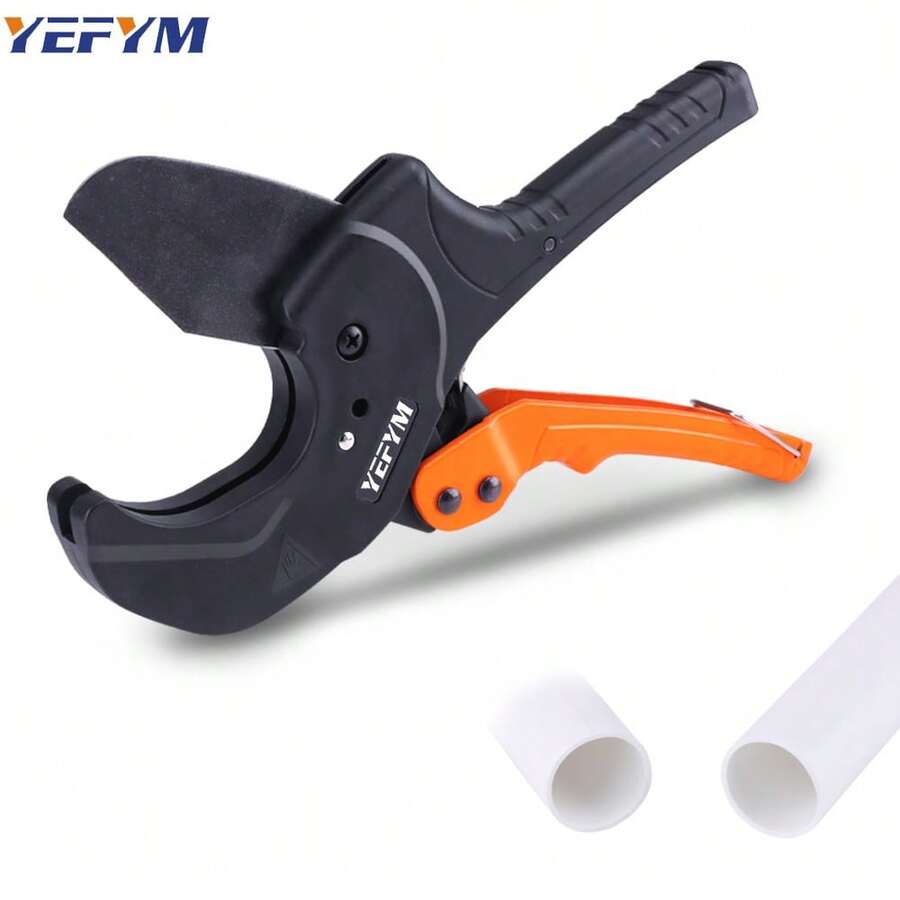 Cortador de tubo de PVC, corta hasta Φ63mm de PEX, PVC, PPR y mangueras de plástico, cortadores de tubos con cuchilla afilada de acero inoxidable SK5 YEC-P63