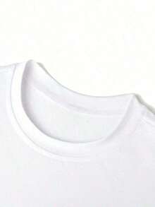 TEQUILA Cocktail Summer Club Outfits-Camiseta, Camiseta Casual de Manga Corta con Cuello Redondo para Mujer-Tayzi 4Q7D - Blanco - Ver 5