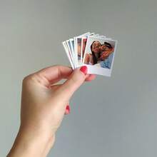 Customized Mini Photo Stickers, -Style Photo Stickers, Phone Case Decor Photo Stickers, -Style White Border Custom Photo Stickers For Transparent Phone Cases, DIY Decoration Stickers, Waterproof And Residue-Free Removable, Customized Face Stickers, Couple Photo Stickers, Family Memory Photo Stickers, Transparent Phone Case Decoration Stickers, DIY Photo Stickers, Waterproof And Residue-Free Photo Stickers, Ins-Style Mini Photo Cards, Pet Photo Customized Stickers, White Border Stickers, Removable Photo Decoration Stickers, Planner/Diary Photo Stickers, Mini Photo Sticker Set - Miniature Photo, 4.5 X 3.5 cm - View 2
