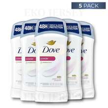Dove Powder Stick Deodorant 48H Sweat & Odor Protection 2.6 Oz Pack Of 5 - 多樣化香型 - 查看 10