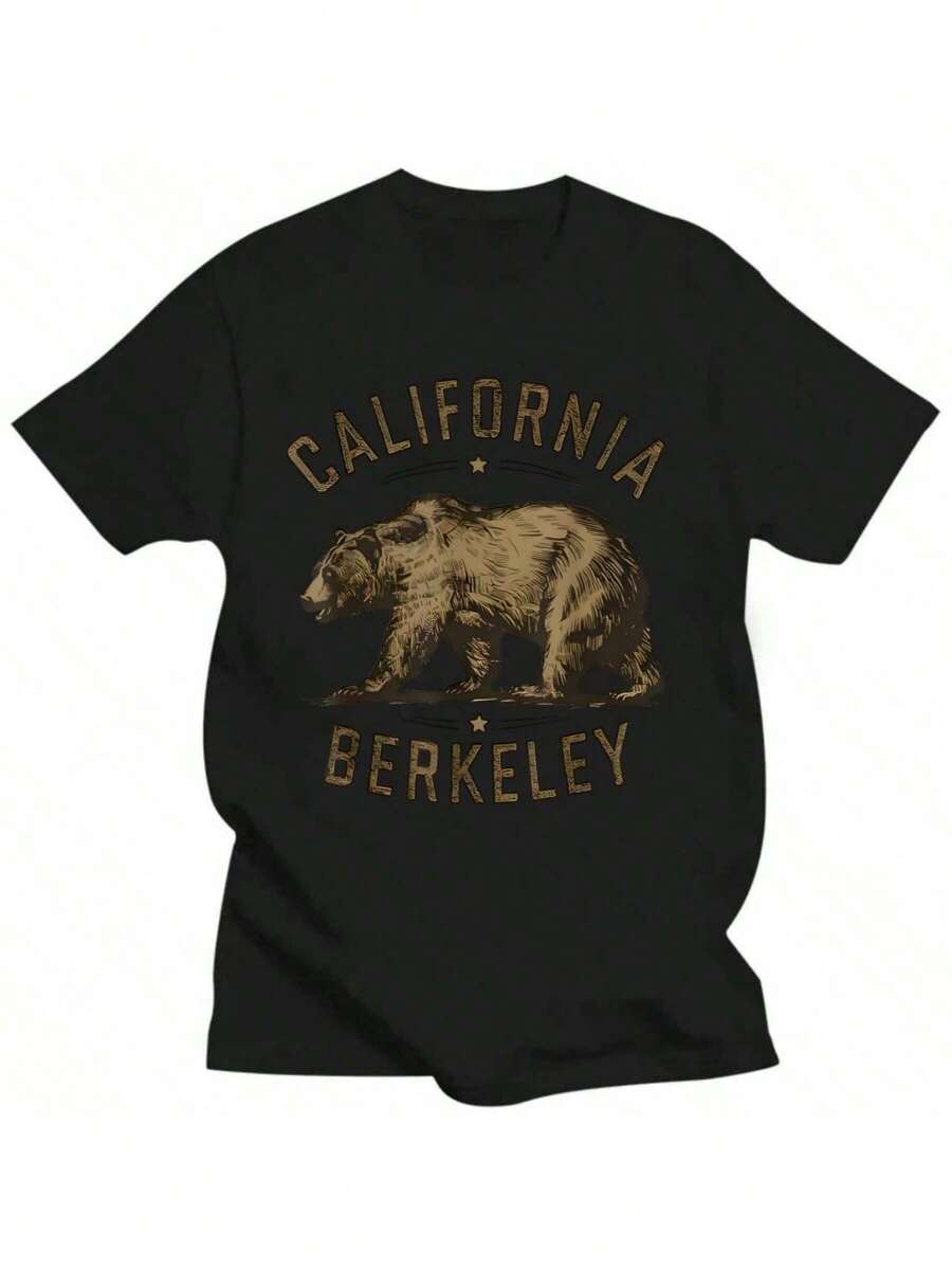 California Berkeley T-Shirt - 黑色 - 查看 1
