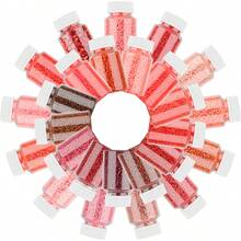 2.6mm Sundymot Fuse Beads, 3000PCS+ Red Series Individual Packaging, Bottle Contained Storage, Prevent Spilling, DIY Pendant Keychain, Jewelry Making Craft Supplies, Graduation, Back To School, Christmas, Party, Birthday Gift, Multi-Color 2.6mm Fuse Bead Refill Kit - 2.6mm Puzzle Beads - View 4
