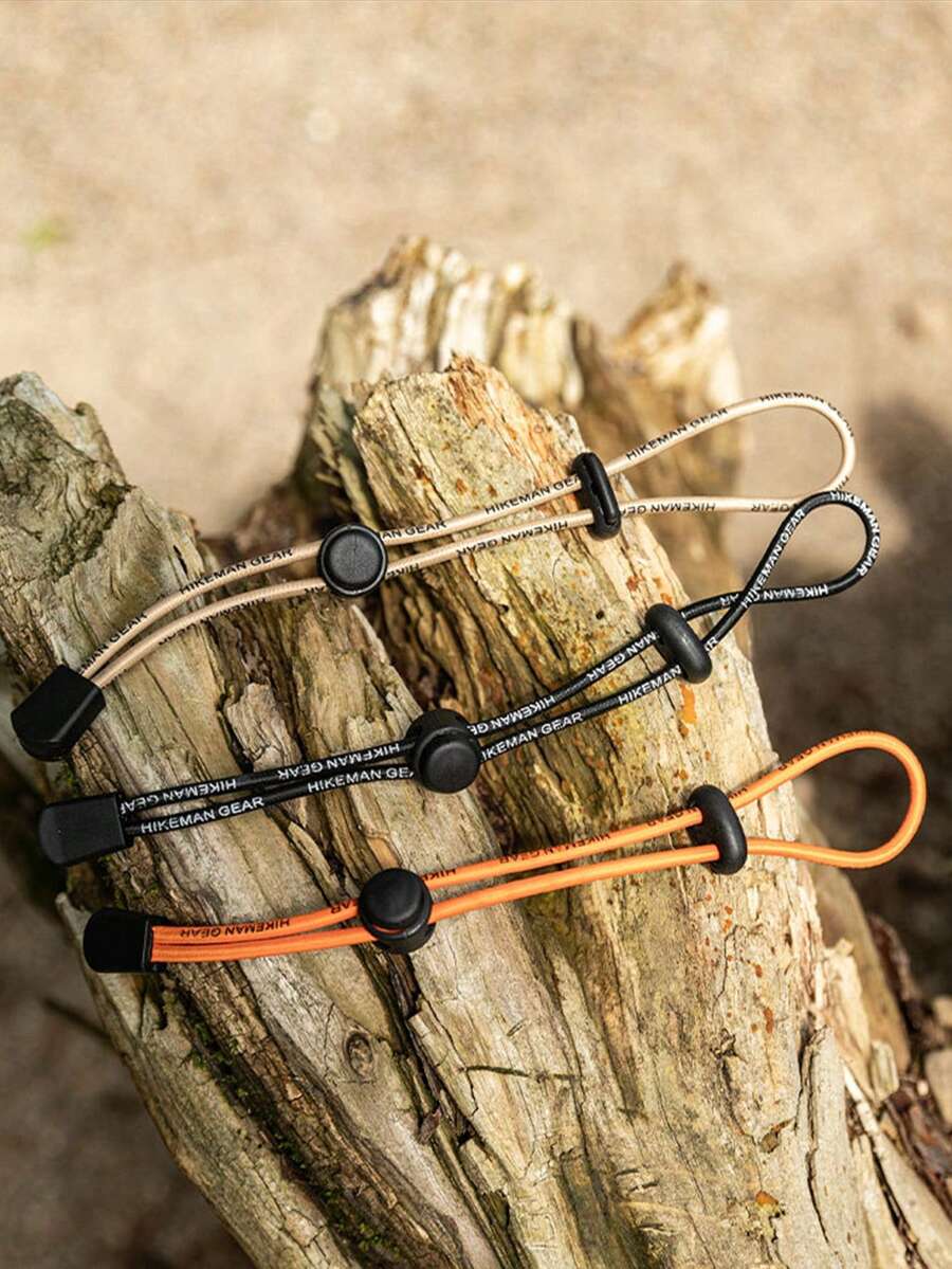 Multi-Functional Outdoor Camping Accessories, Woven Keychain With Anti-Lost Strap And Water Bottle Hook, Multi-Purpose Backpack Clip, Portable Water Bottle Hanging Rope, Suitable For Hiking, Camping, Cycling, Beach And More - Multicolor - View 1