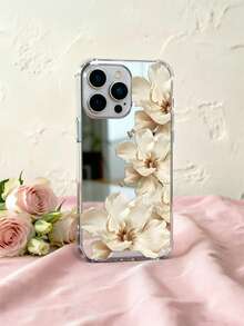 Ốp điện thoại họa tiết hoa mộc lan vẽ mực, tương thích với iPhone 13/15/16/17pro/17/14/17/15pro/15 Plus/15 Promax/7plus/8plus/X/Xs Max/Xr/11pro/12pro/13pro/14pro/12mini/13mini/11promax/12promax/13promax/14promax/14plus/17pro Max/17Air/6/6s Plus/7/8/16Pro/16plus/16promax/Se2/17promax và tương thích với Samsung. Ốp bảo vệ chống rơi tráng gương cho Galaxy/A54/A14/A12/A13/A15/A32/A33/A24/A52S/S20/S21/S22/S23/S24/S23Plus/S24ultra/S25/A15/A33/A23/A07/A17/S26/A56/A57 - Nhiều màu - Xem 7
