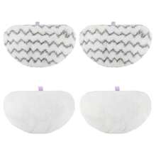 Replacement Mop Pads For  Symphony Pet All-In-One Vacuum And Steam Mop 1132 1543 1652 Series 1252 1543A 1543T 11321 11326 11328 1132A 1132M 1132P 1132Q 1132X 1530 1632 2747A - 2 Scrub + 2 Soft - Bộ 4 món (2 miếng cọ rửa và 2 miếng bông mềm) - Xem 8