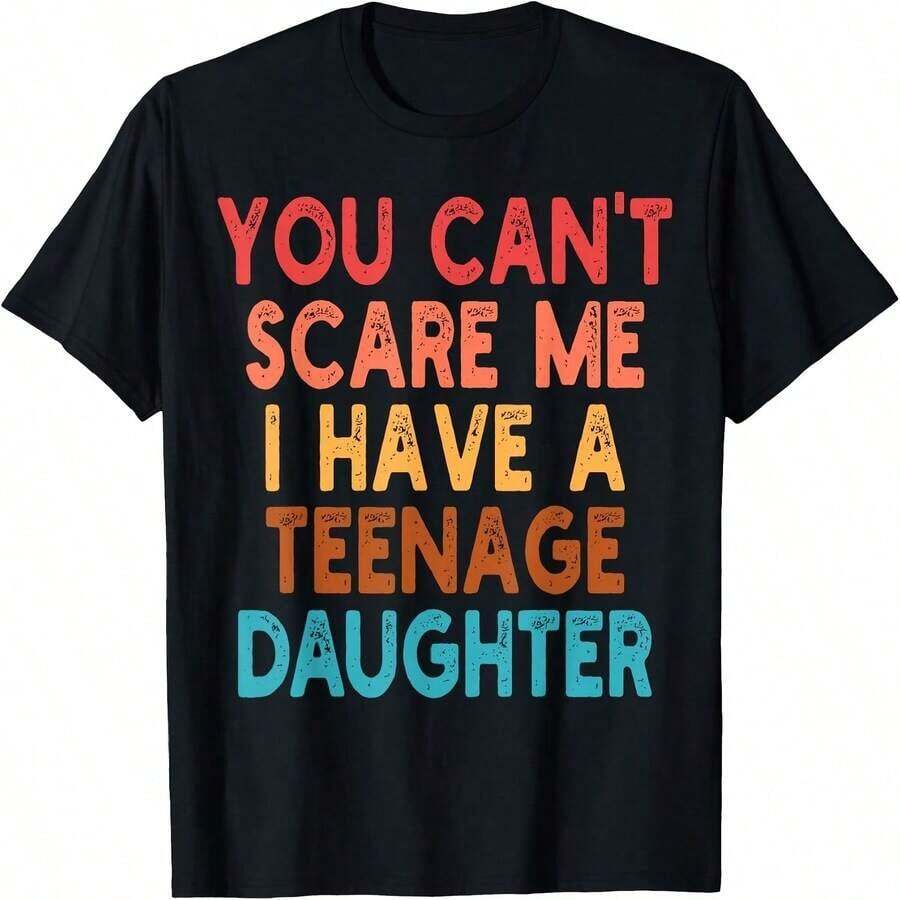1 Piece Funny T-Shirt With The Print "You Done Messed Up AA-Ron" For All Seasons, Made Of Cotton, With A Single-Sided Print, Round Neck And Short Sleeves, 180g, 100% Cotton, The Designs Are Printed. Unisex. - 顏色 10 - 查看 1