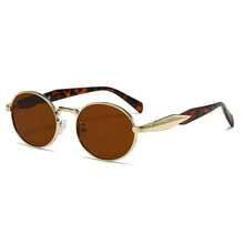 個性化時尚金屬眼鏡 客製化問候邊緣 定製禮品 婚禮禮物 復古經典街拍百搭款 - 彩色 - 查看 7