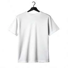 Tops para mujer Casual de Algodón para Mujer, Cuello Redondo, Manga Corta, con Estampado Gráfico de Fútbol, Corte Regular, Bonita - Blanco - Ver 3