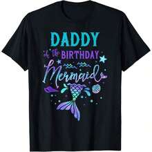 1 Piece Inspirational T-Shirt With Daddy Shark Puzzle Piece Design For Autism Awareness, For Women, Men, Gift T-Shirt, Matching Family T-Shirts, Casual Style, Unisex, Party T-Shirt, Sizes S-5XL, 100% Cotton, Black, 180g, 100% Cotton, All Designs Are Printed. Unisex. - 黑色 11 - 查看 1