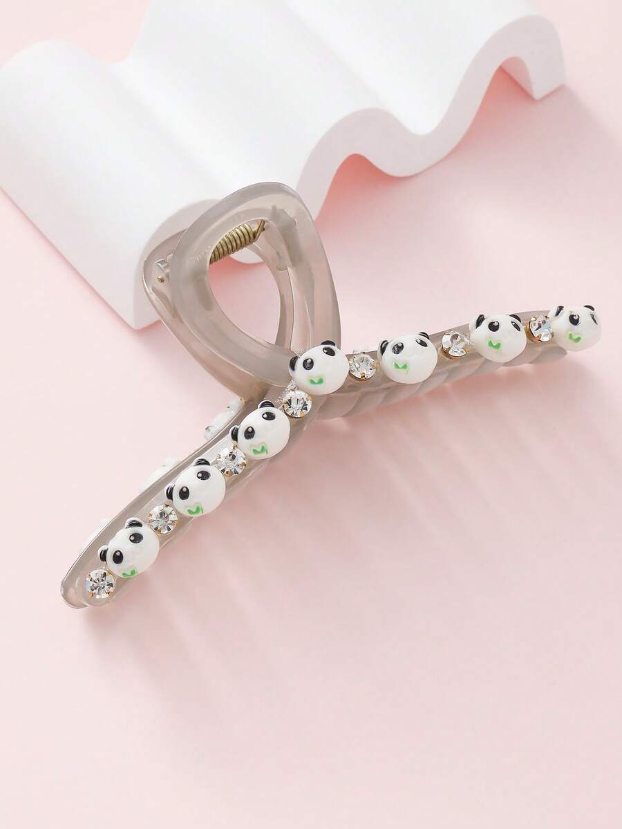 1 pieza Pinza de pelo grande y de moda antideslizante, adecuada como accesorio de pelo para uso diario - Multicolor - Ver 1