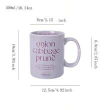 Taza cerámica de 300ml con letra, taza de café creativa, taza de agua de cerámica inglesa para chicas. Taza de pareja, taza de desayuno, taza de café - Multicolor - Ver 13