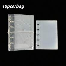 FEINIBOOK 1 cuốn sổ tay bìa rời trong suốt khổ A6/A7/M5, gấp 3 lần, có thể dán sticker, gấp chéo, dễ mang theo, bìa tự thiết kế, ruột sổ có thể tháo rời và thay thế, sổ kế hoạch học sinh/văn phòng, sổ tay đa chức năng. - Tạp chí - Xem 10