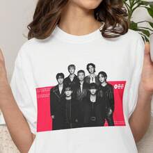 Camiseta con estampado de | Camiseta Unisex de Algodón Puro| Ropa de estilo urbano  camisas de mujer sudaderas para mujer sueter blusa casual mujer verano vestidos de graduación - Blanco - Ver 6