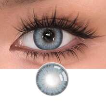 La Girl Blue Little Devil Eye Contact - Moisturizes And Daily Wear, Enhances Your Appearance On Holidays And Birthdays, Cheap, Valentine's Day, Cheap Goods, Travel, Travel Essentials, Room Decoration, Valentine's Day Gifts, Cheap Things, Rooms, Vacation Essentials, Women's Gifts, Bedrooms, Valentine's Day Supplies, 99 Cents - Blue - View 3