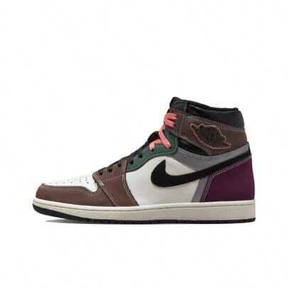 Nike Jordan Air Jordan 1 Retro High OG "Handcrafted" Color Block Handmade T Rendy High-Top Retro Basketball Shoes Unisex Color Block