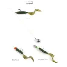 Silicone Worm Soft Fishing Lure Swing Artificial Bait Carp Fishing Tackle - Multicolor - View 5