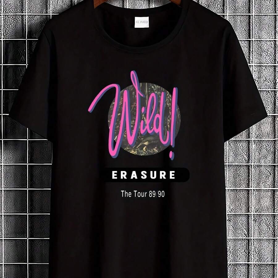 Vintage 1989 Tour '89-'90 T-Shirt - Unisex XL Size With Vintage Logo And Iconic Lettering Print - Shape - View 1
