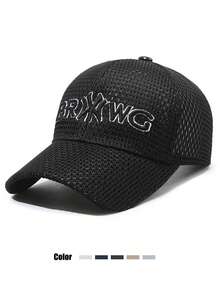 1 chiếc mũ lưỡi trai bóng chày unisex thể thao casual mới cho xuân/hè, mũ cứng, thêu thời trang cho cặp đôi, đa năng, chống nắng, thoáng khí, snapback - nhiều màu - Xem 4