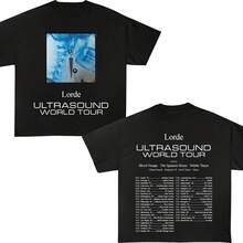 Ultrasound1 Tour T-Shirt, Lorde1 Tour Merch - Black - View 1