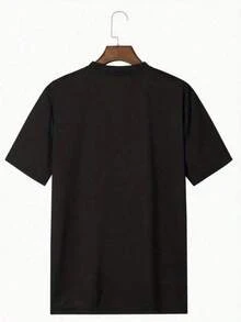Graphic Tees Men Summer Collection Graphic Tees Men Summer Collection Vintage Graphic With Stacked Retro Music Cassettes As A Tribute To Classic RnB Albums Inspired By The 90s Men's T-Shirt Fashion Perfect For Casual & Holiday Wear Perfect For Casual & Holiday Wear - Black - View 2