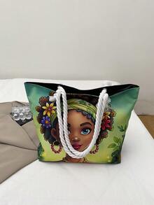 Large Capacity Handbag For Women, New Arrival Minimalist Commuting Shoulder Tote Bag - Multicolor - View 10