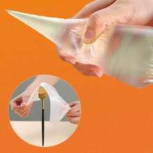 50pcs Disposable Piping Bags, PE Material Piping Bags Suitable For Cake Decorating, Baking Tools - Clear - View 6