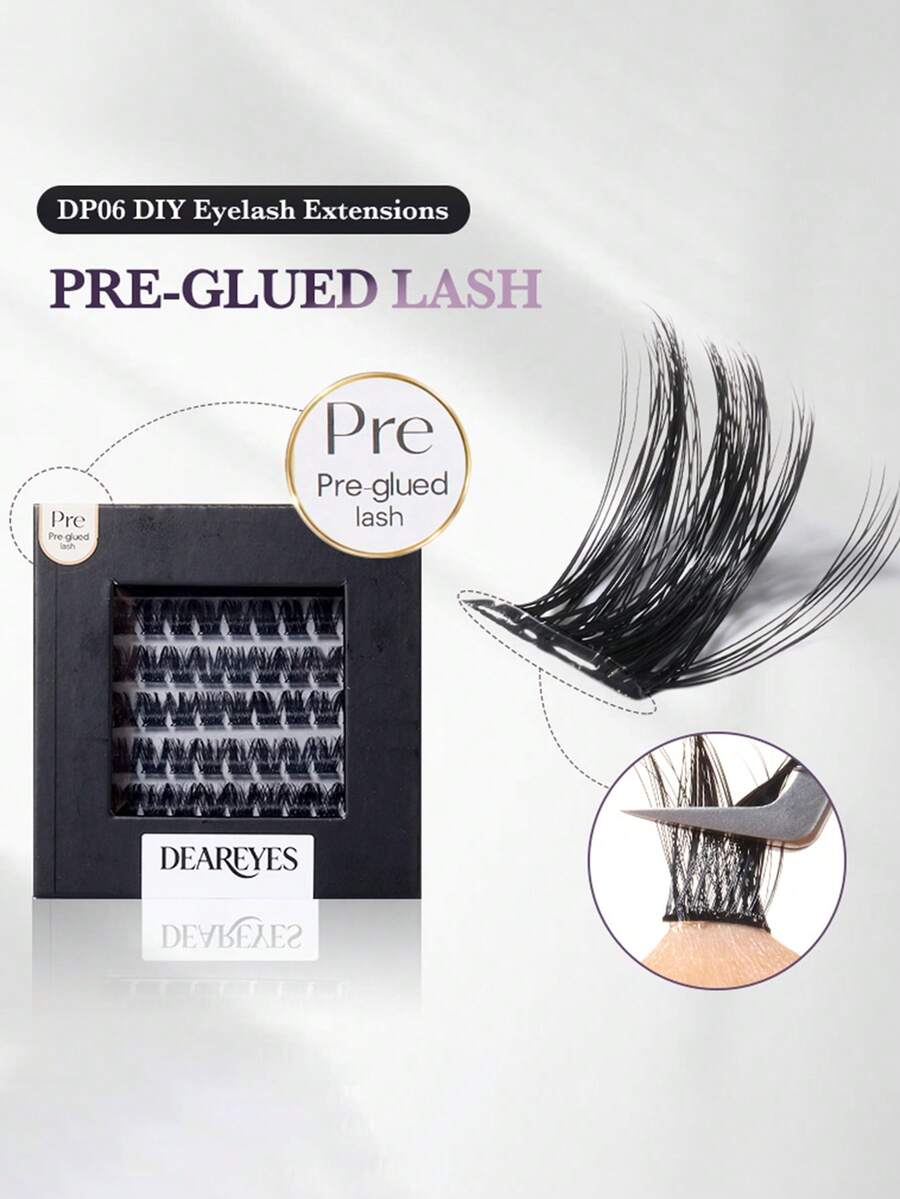 DP-06 3D Effect Glue For DIY Eyelash Extension, 60 Clusters Eyelash Volume Increase - View 1