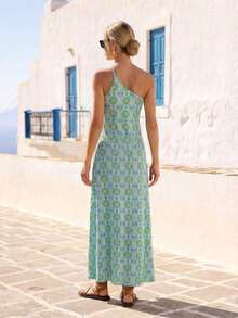 Women Midi Dresses - Light Blue - View 7