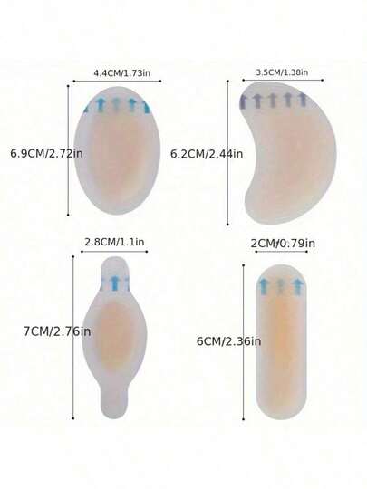 Bantalan Tumit Bebas Gesekan, Bantalan Kaki Bebas Gesekan, Bantalan Kaki Gel Bebas Gesekan, Pelapis Kaki, Bantalan Kaki, Bantalan Gel Kemasan Individual, Bantalan Tumit Bebas Gesekan, Bantalan Kaki Isolasi, Kenyamanan Sepanjang Hari