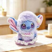 Miniso Thẻ treo bằng gốm sứ hình Stitch trong bộ sưu tập "Woke Up Like This" của Disney, thiết kế Stitch mềm mại và dễ thương, đồ trang trí sưu tầm, phù hợp cho túi xách, trang trí nhà cửa, món quà tuyệt vời cho người hâm mộ Stitch. - Màu xanh lam - Xem 2