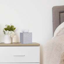 Tissue Box & Rack - Argent - Voir 2