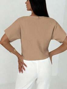 Cárdigan delgado de mujer con contraste de color retro, adecuado para salidas, estilo callejero, aeropuerto, vacaciones en la playa, viajes al trabajo, fiestas de boda, festivales, estilo bohemio, romántico y elegante - Multicolor - Ver 3