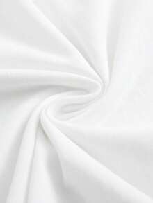Women's T-Shirt, White Short-Sleeved T-Shirt With Pink Butterfly Pattern, Soft And Stretchy Round Neck T-Shirt, Micro-Elastic Design, Casual, Cool And Breathable, Eye-Catching Personality, Fashionable And Cool Style Blouse Suitable For Casual Daily Wear, Comfortable And Lazy - 白色 - 查看 5