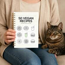1pc A5 Minimalist Line Drawing Style Vegetarian Recipe Notebook, Sketches Of Light Meals, Burgers, Drinks, Etc., Record Low-Calorie Vegan Cooking Methods And Plans, Best Gift For Weight Loss Group - A5 - View 4