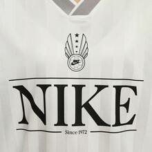 Nike Retro Color Block Soccer Jersey V-Neck T-Shirt For Women - Off-white/pink - View 4