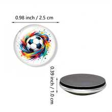 Football Sports Pattern Refrigerator Magnets - 12 Pack Football Sports Fridge Pattern Magnets For Refrigerator Office Cabinets Whiteboards Photo, Best Housewarming Home Decorations Gift - 12Pcs - View 3