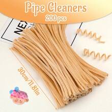 Apricot Pipe Cleaners For Crafting, Fuzzy Chenille Stems For DIY Christmas Decorations And Creative Art Projects - 1 - View 3