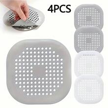 Bộ 4 món lưới lọc tóc và nút chặn cống bằng silicon - Ngăn ngừa tắc nghẽn và mùi hôi. - Nhiều màu - Xem 7