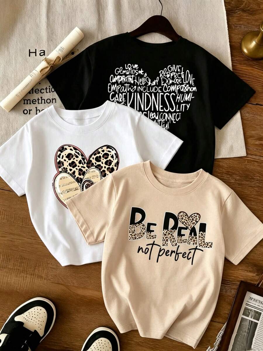 Prenda individual, no un conjunto de 3 piezas, 1 piezas/set de camisetas de manga suitable for streetwear, Top oversized cuello redondo daily outings, camping, concerts, hip-hop, rock, and rap events Camiseta informal de algodón con cuello redondo para mujer Camiseta deportiva para mujer Camiseta para hombre Camisetas para parejas Regalo de San Valentín Regalo de cumpleaños Regalo de Navidad Camiseta unisex Apta para todas las estaciones, 100 % algodón - Blanco - Ver 1