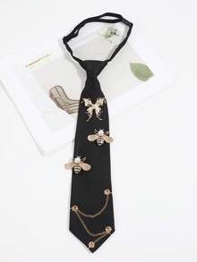 1 chiếc cà vạt kẹp đa năng dành cho nữ, trang trí hình bướm và ong, thích hợp cho các buổi đi chơi thường ngày, hẹn hò, du lịch, lễ hội. - Nhiều màu - Xem 13