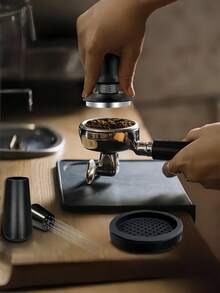 51mm/53mm/58mm Coffee Tamper, Professional Barista Coffee Tamping Tool. Features Include Calibrated Spring, Stainless Steel Design, Adjustable Depth Coffee Distributor, And Self-Leveling Coffee Distributor. - Multicolor - View 4