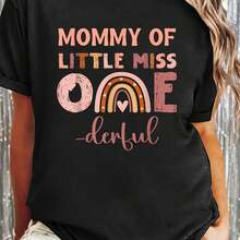 1 Bohemian Style T-Shirt For Men And Women - Casual Black Crew Neck T-Shirt, Suitable For Mother's Day, Father's Day, Easter, Valentine's Day Gift, Anniversary Gift, Year-Round Wear, Unisex Clothing With Minimalist Design. - 黑色 - 查看 6