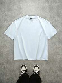 [Free 3-Day Delivery]Men And Women T-Shirts - White - View 5